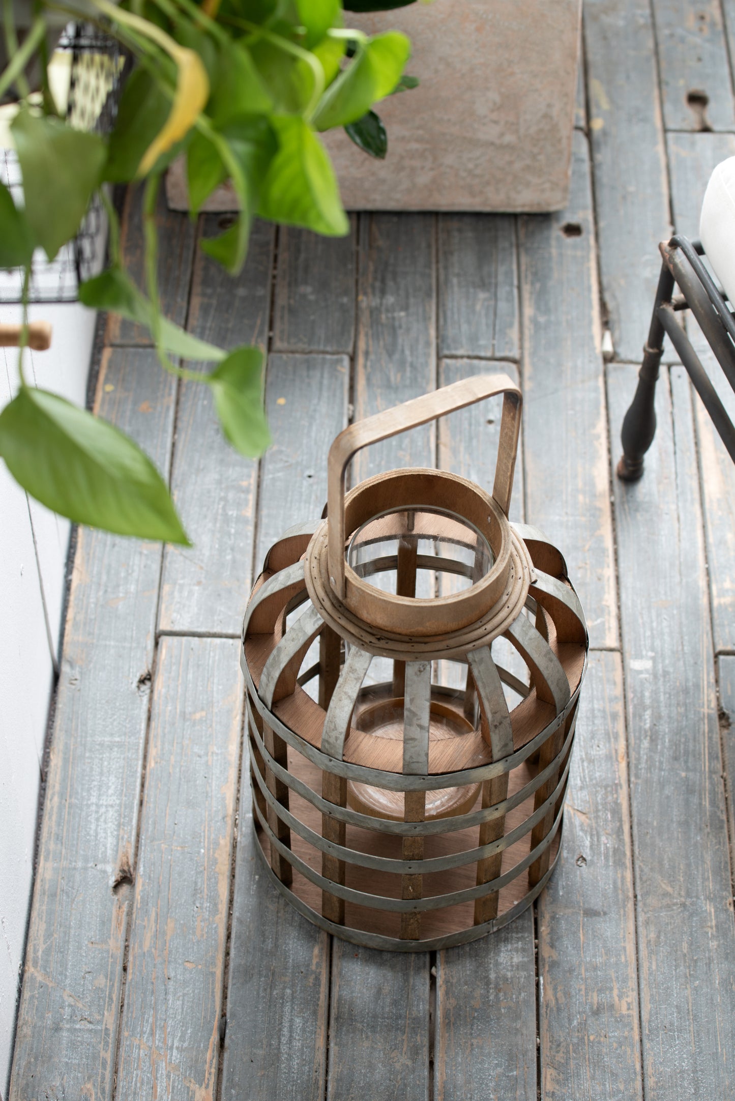 Charming Wooden Lantern for Home & Garden