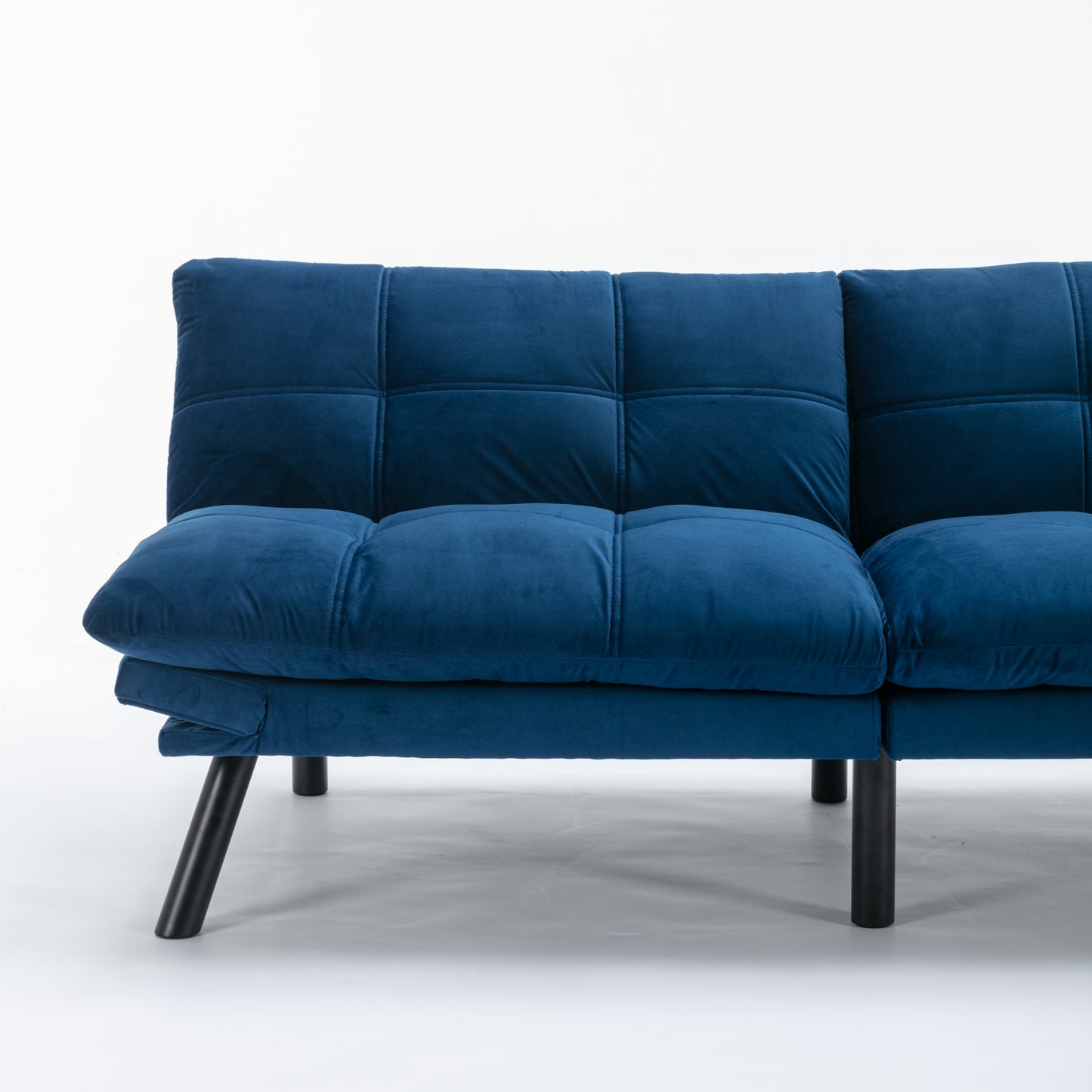 Navy Blue Cozy Convertible Sofa Bed