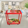 Red Heavy-Duty Rolling Tool Cart
