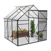 Cozy Black Polycarbonate Backyard Greenhouse