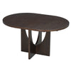 Cozy Expandable Dining Set with Removable Leaf in Espresso and Gray