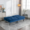 Navy Blue Cozy Convertible Sofa Bed