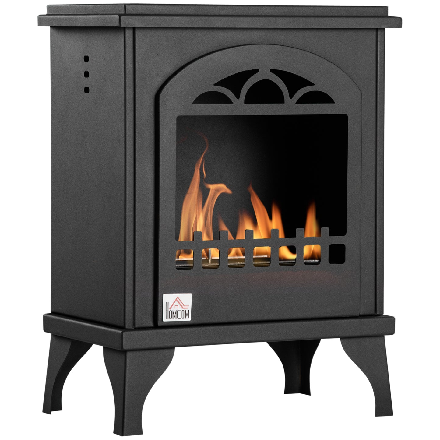 Cozy Black Ethanol Fireplace Stove