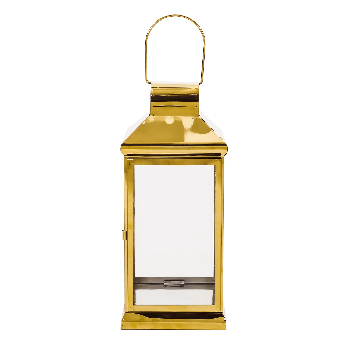 Shimmering Stainless Steel Lantern