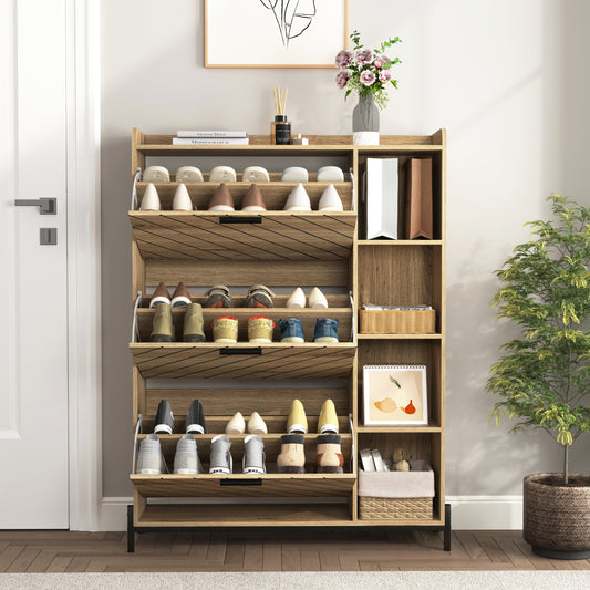 Chic Slim Shoe Storage Cabinet