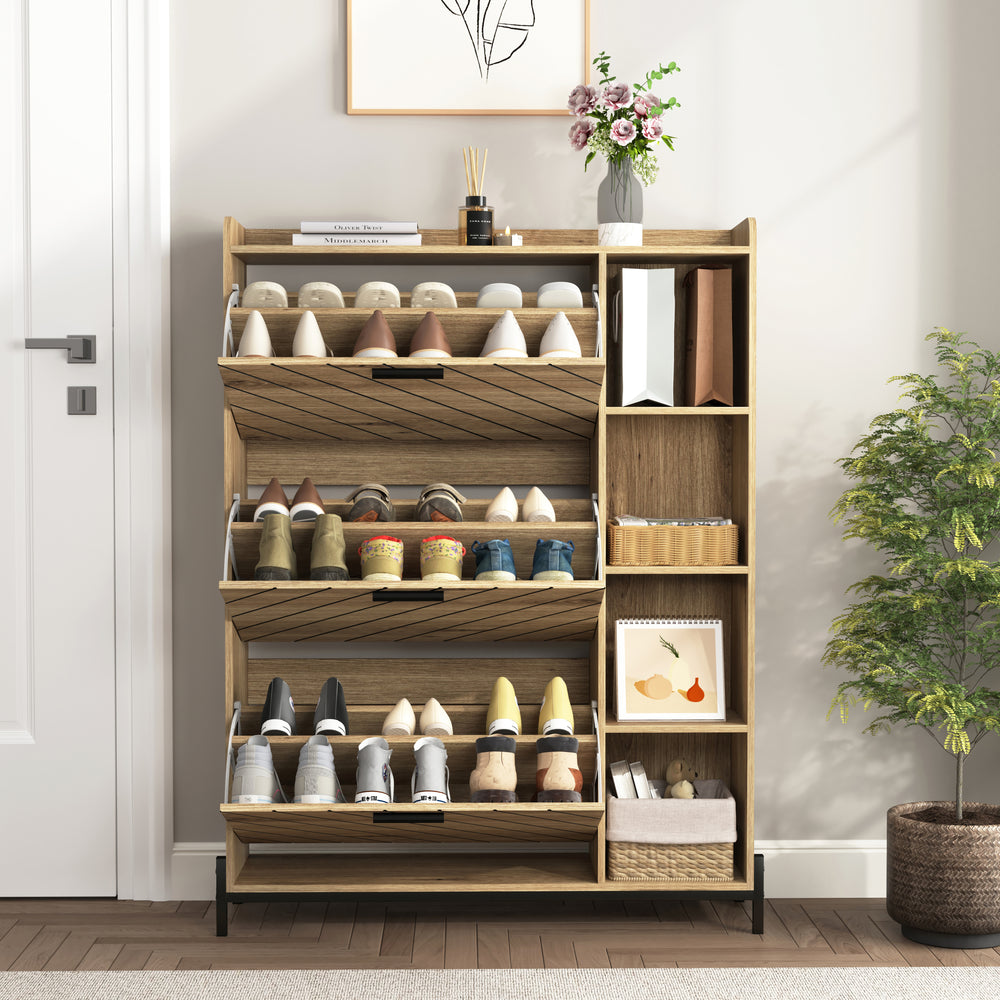 Chic Slim Shoe Storage Cabinet