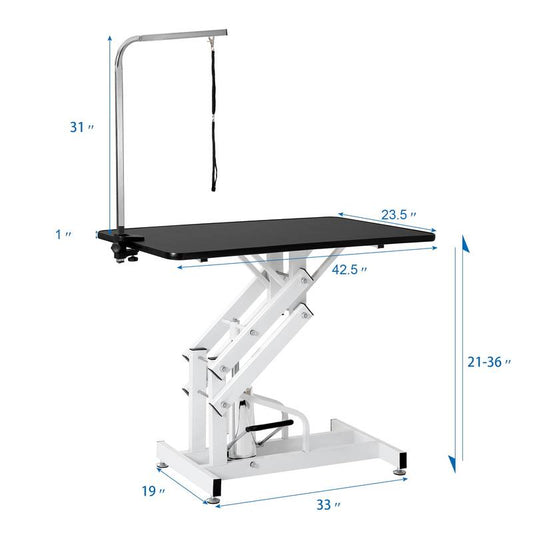 Grooming Made Easy: Heavy-Duty Hydraulic Dog Table