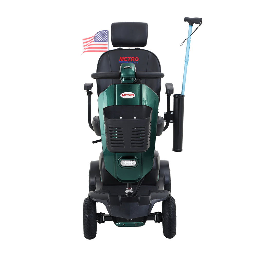 Emerald Breeze Compact Mobility Scooter with USB Charging & Cup Holders