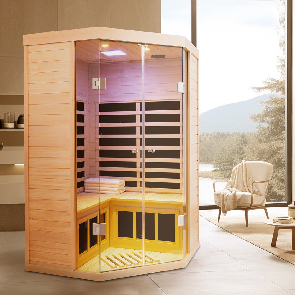 Cozy Corner Infrared Sauna for Two