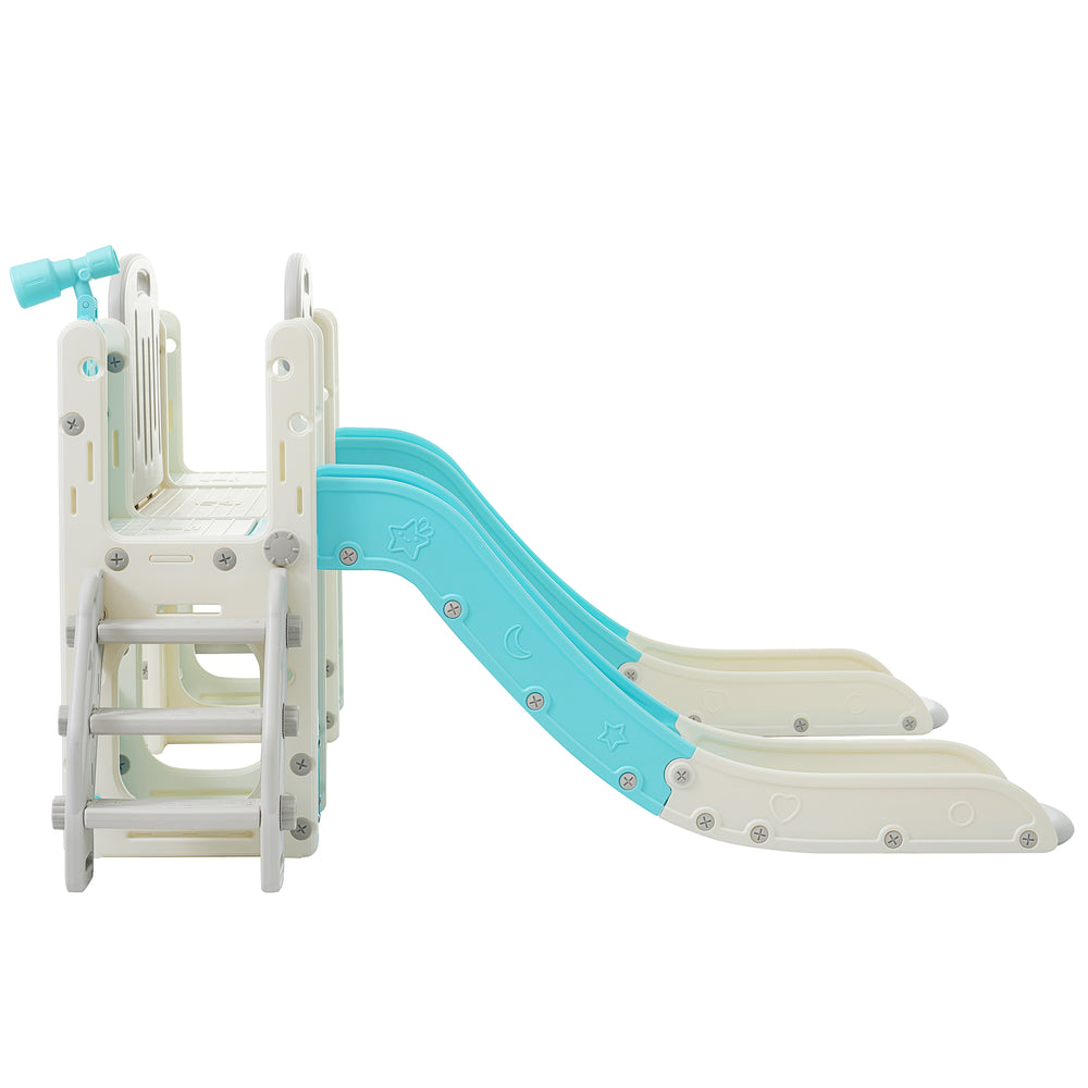 Ocean Adventure Playset with Double Slides & Fun Features!