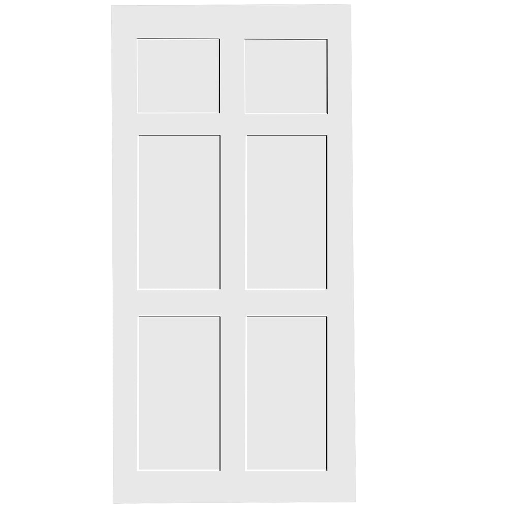 Stylish Barn Door Kit - Modern Paneled Design with Sliding Hardware