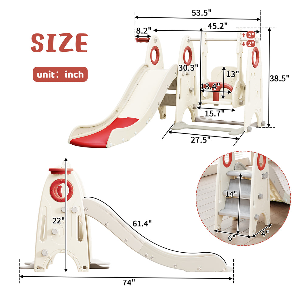 Toddler Fun Hub: Slide, Swing & Playset Combo