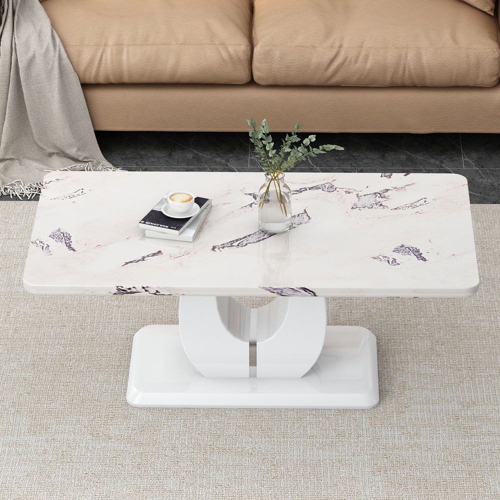 Chic Marble-Style Multi-Use Table