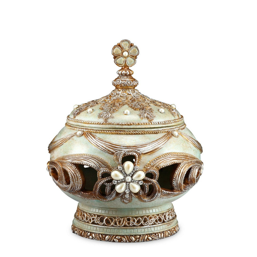 Charming Vintage Rose Jewelry Box