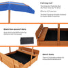 Adventure Sand Box with Cover and Benches