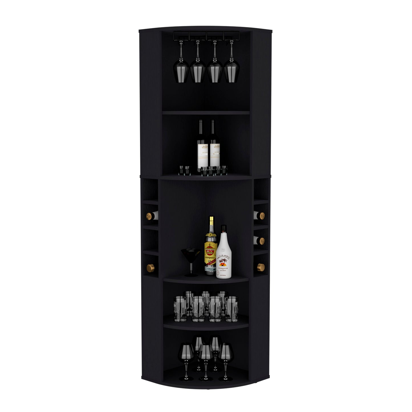 Oban Stylish Corner Bar Cabinet