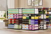 Sturdy Rolling Shelves - Heavy-Duty 5-Layer Organizer with Adjustable Feet