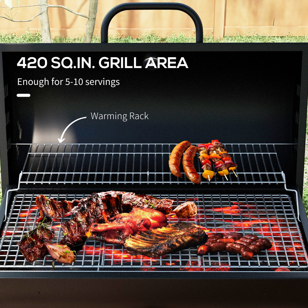 Outsunny Charcoal BBQ Grill - Perfect for Backyard Cookouts!