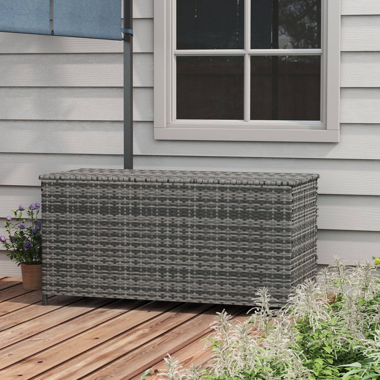 Outsunny Cozy Outdoor Storage Chest