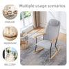Cozy Rocking Chair with Adjustable Headrest
