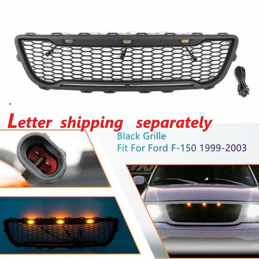 Raptor LED Front Grill for F150 - Matte Black Vibes