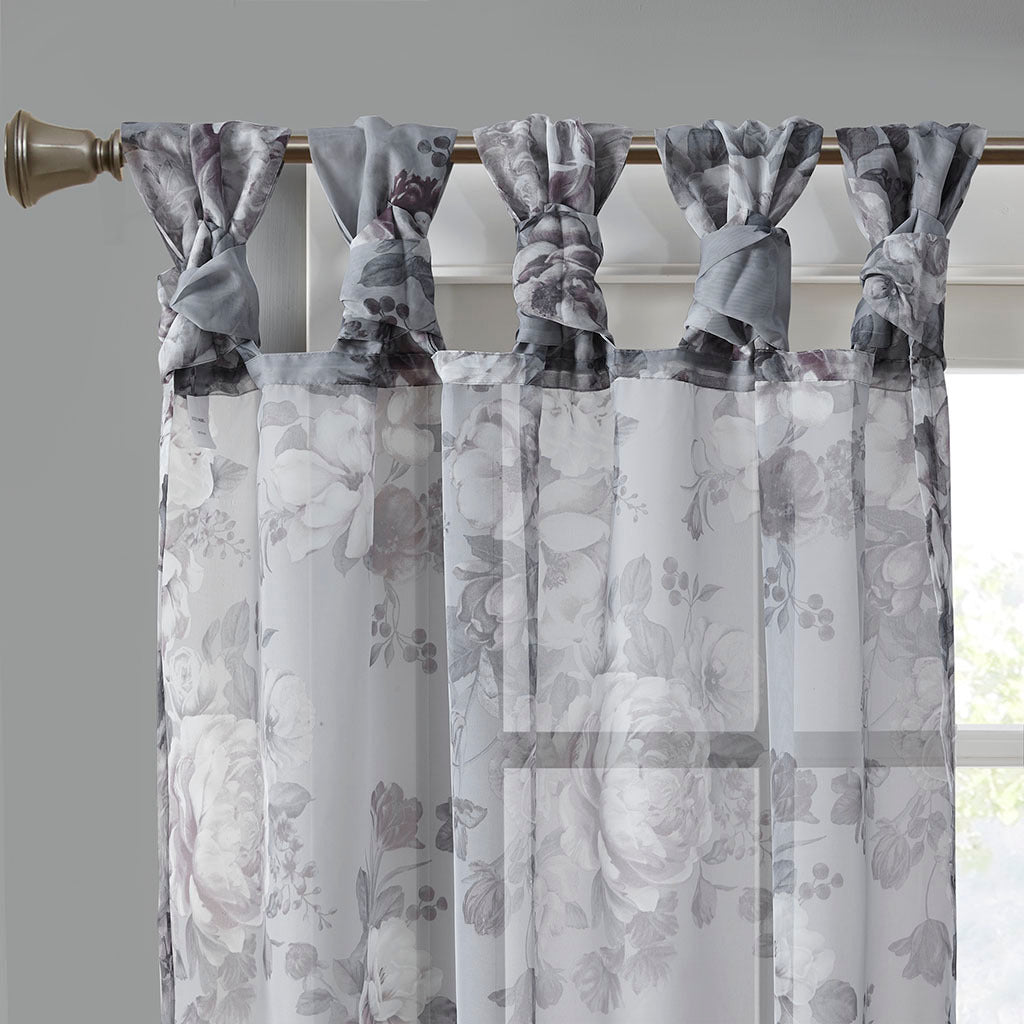 Floral Breeze Sheer Curtains