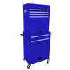 Blue Rolling Tool Chest with 6 Drawers