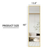 Sleek Full-Length Aluminum Mirror