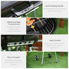 On-the-Go Charcoal BBQ Grill with Wheels