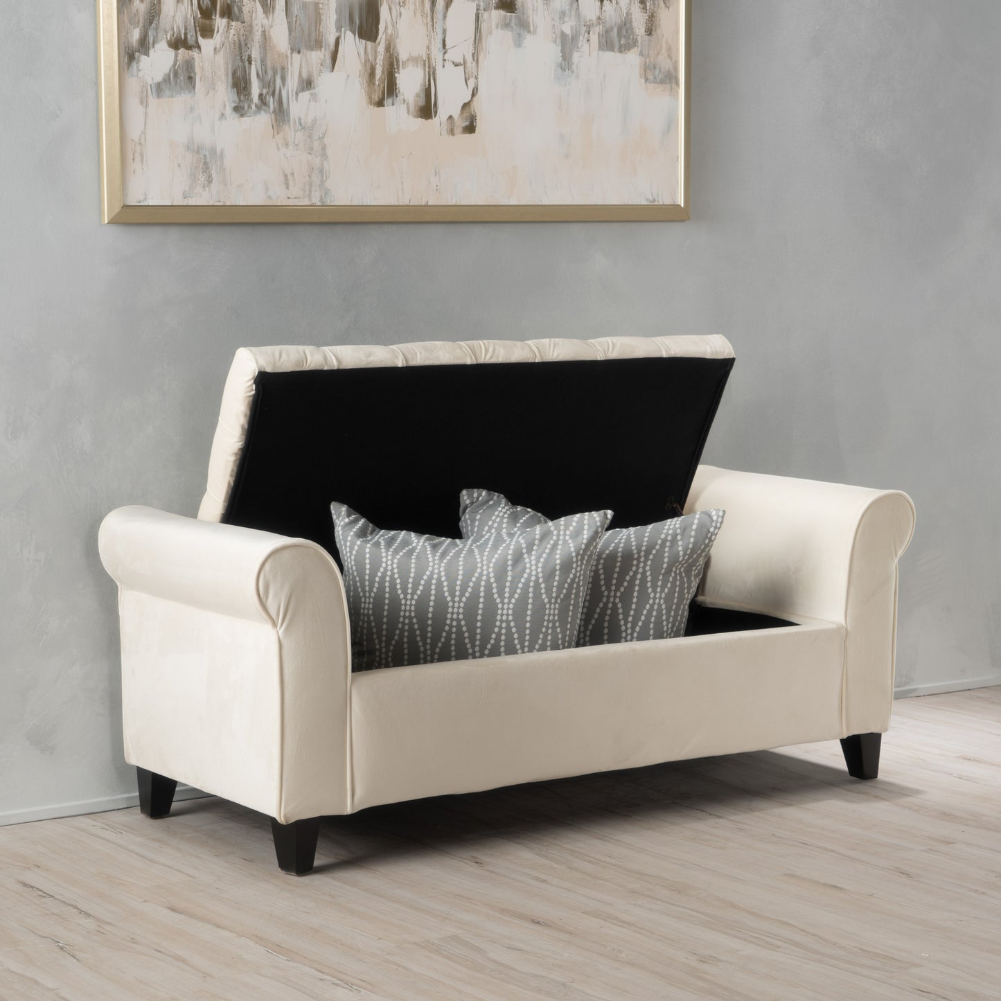 Stylish Hayes Storage Bench