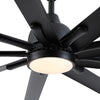 Giant Black Ceiling Fan with Remote