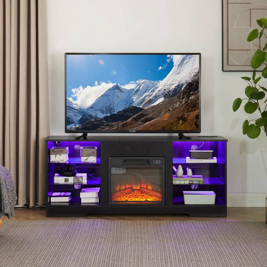 CozyGlow Electric Fireplace TV Stand