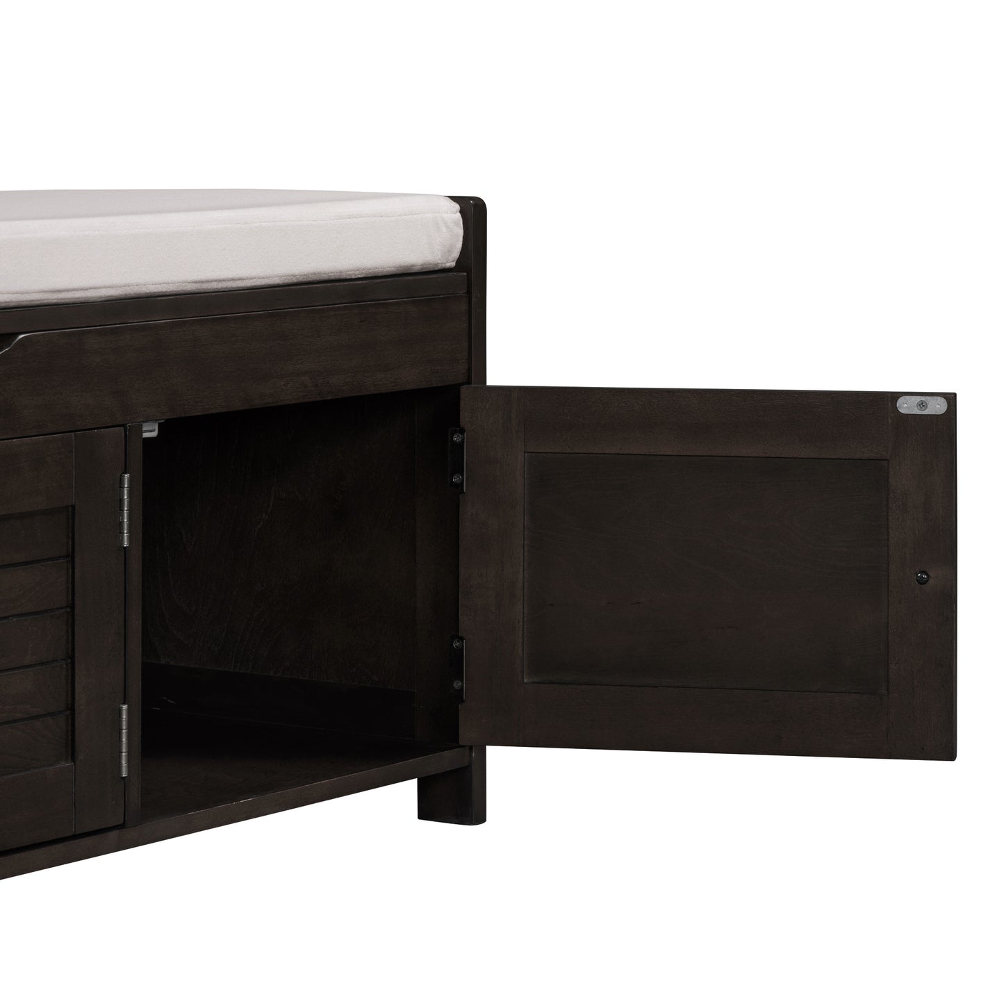 Stylish Storage Bench with Cushioned Seat