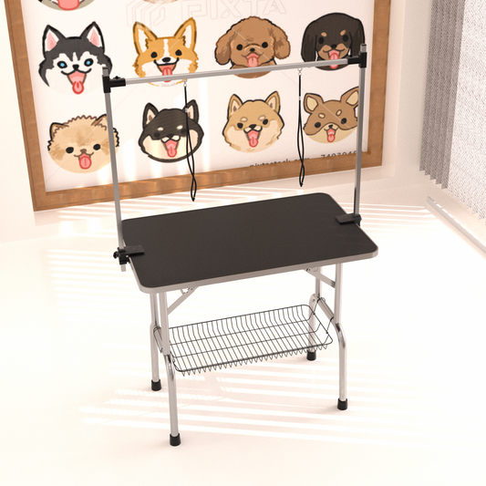 Professional Pet Grooming Table – Adjustable & Portable