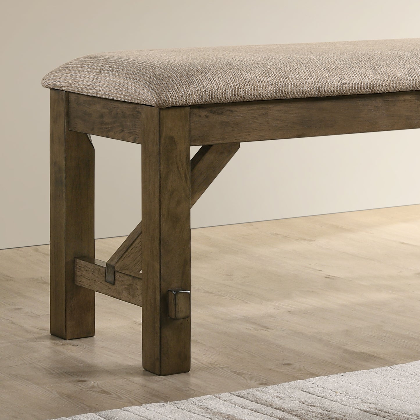 Raven Upholstered Dining Bench