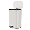 Sleek Step-On Soft Close Trash Can