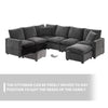 Chic Modular U-Shaped Sofa Set