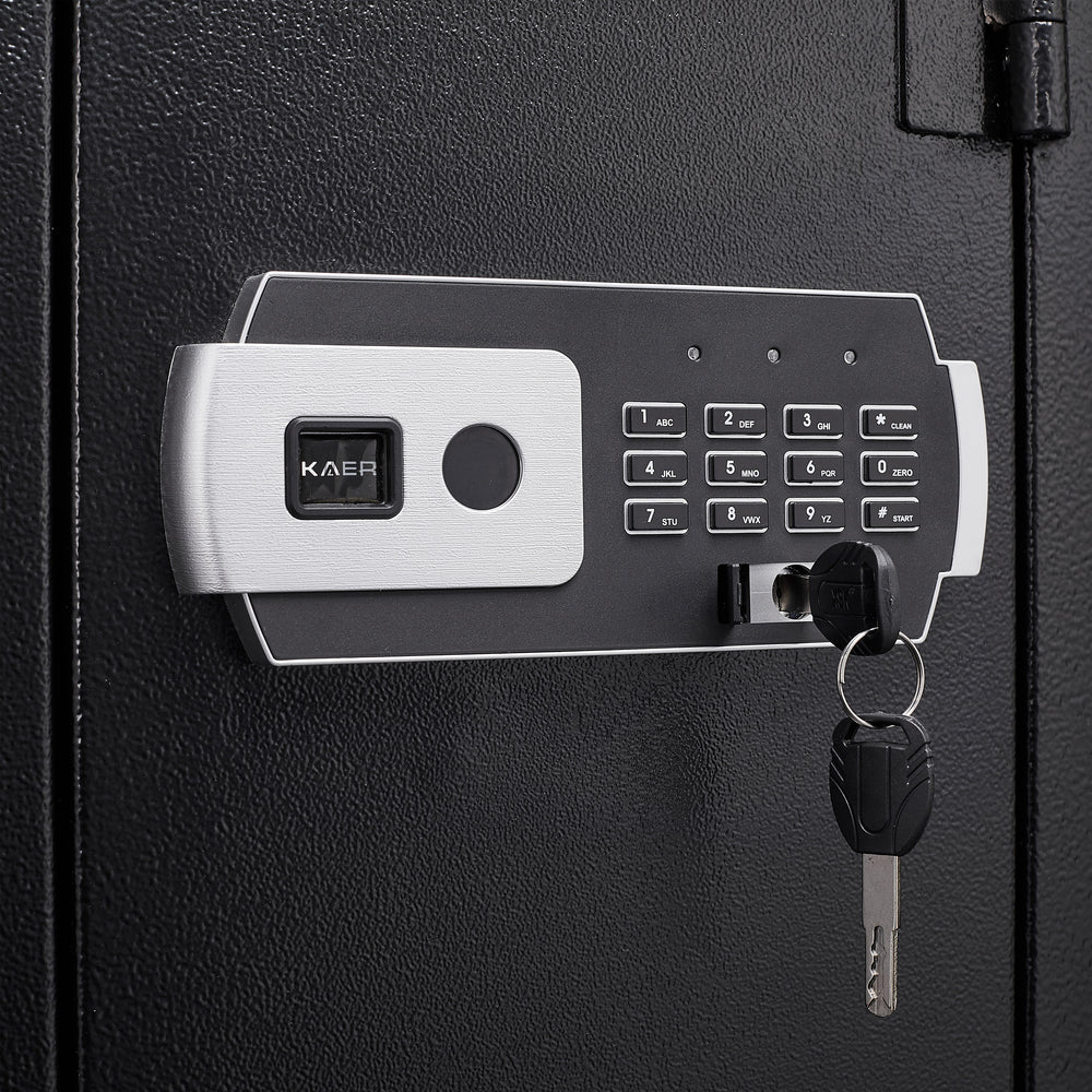 Home Defender Gun Safe with Quick Access Keypad and Pistol Storage