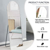 Sleek Silver Arch Wall Mirror