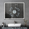 Smart Touch LED Bathroom Mirror with Adjustable Lighting