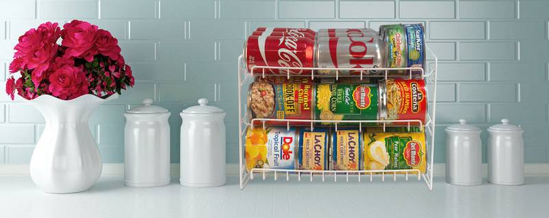 Sleek Wire Can Organizer