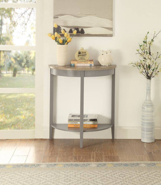 Gray Oak Justino Console Table