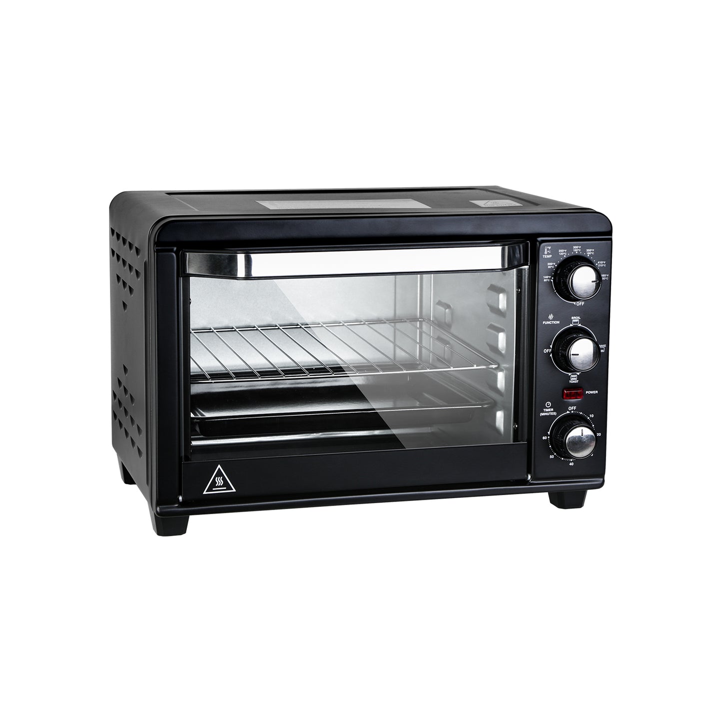 Deluxe Compact Toaster Oven - Efficient and Versatile Baking, Broiling, and Toasting