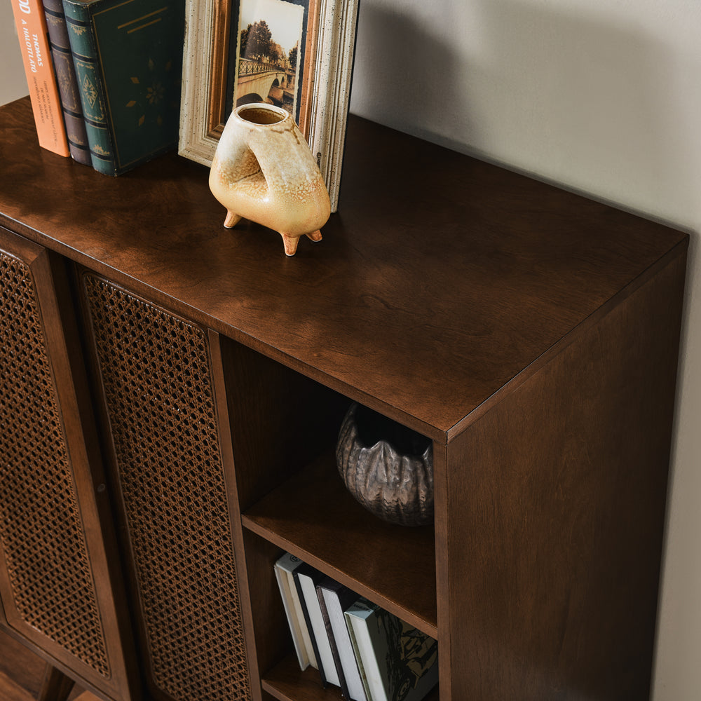 Chic Rattan Sideboard - Stylish Storage for Any Room