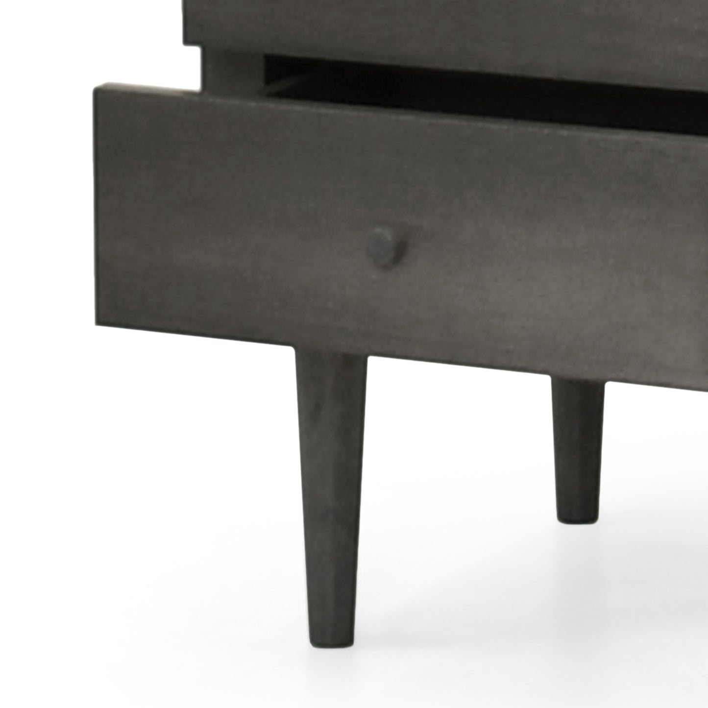 Sleek Double Drawer Nightstand