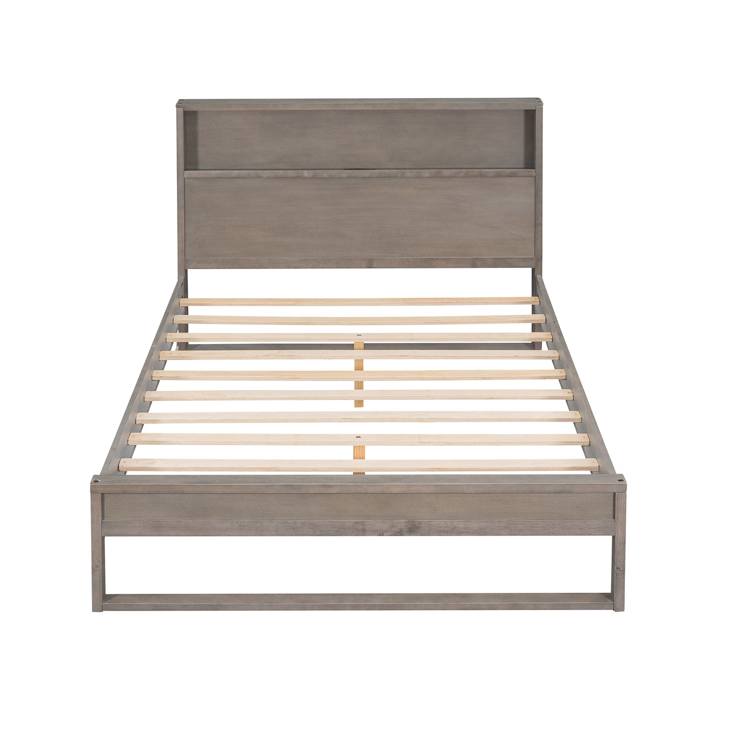 Chic Storage Platform Bed with USB Ports