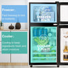 ChillMate Mini Fridge with Freezer - Perfect for Kitchen, Dorms, and Offices!