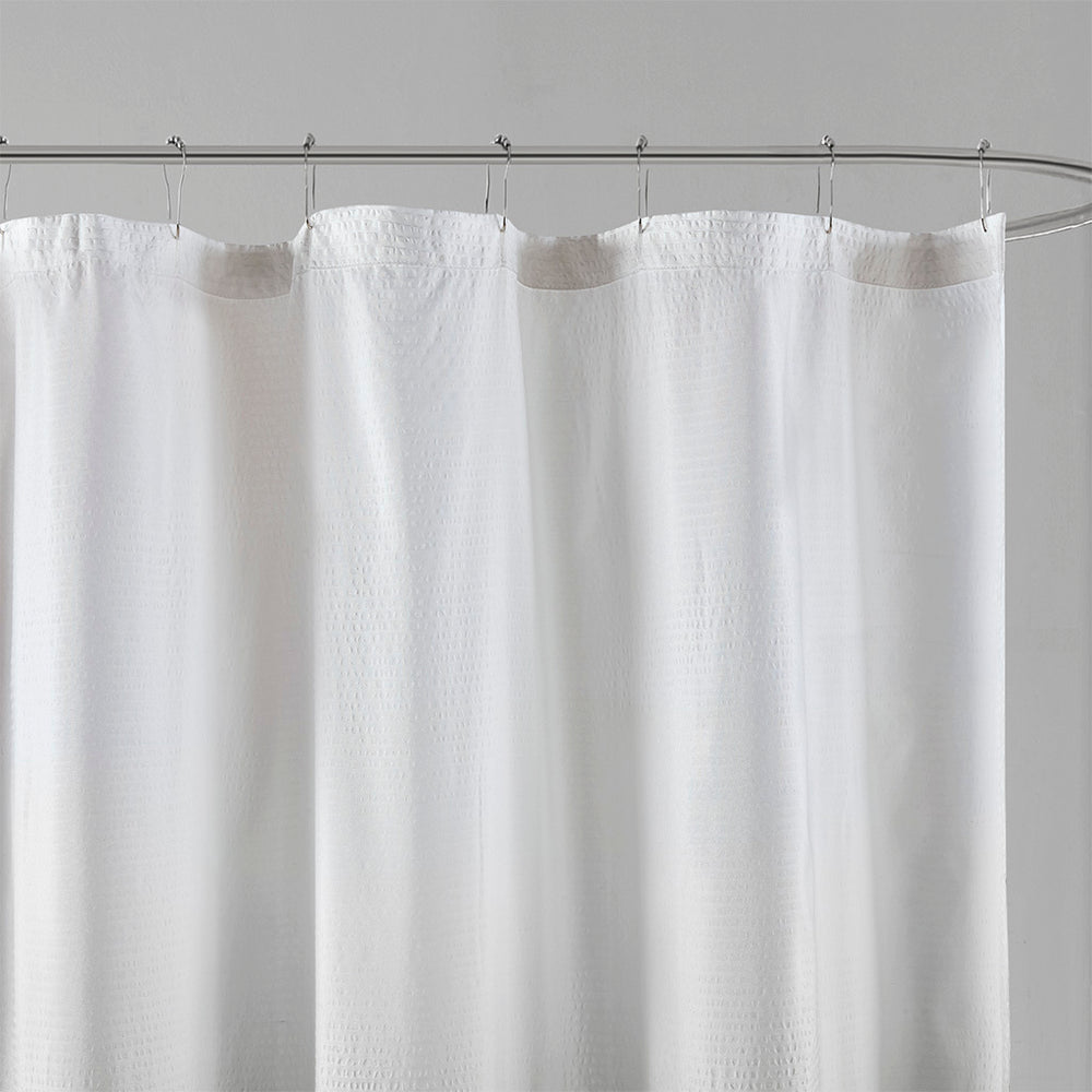 Chic Ombre Seersucker Shower Curtain