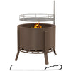 Outsunny Smokeless Fire Pit & Grill – The Ultimate Portable Bonfire Solution!