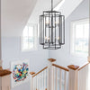 Chic Black Lantern Pendant Chandelier